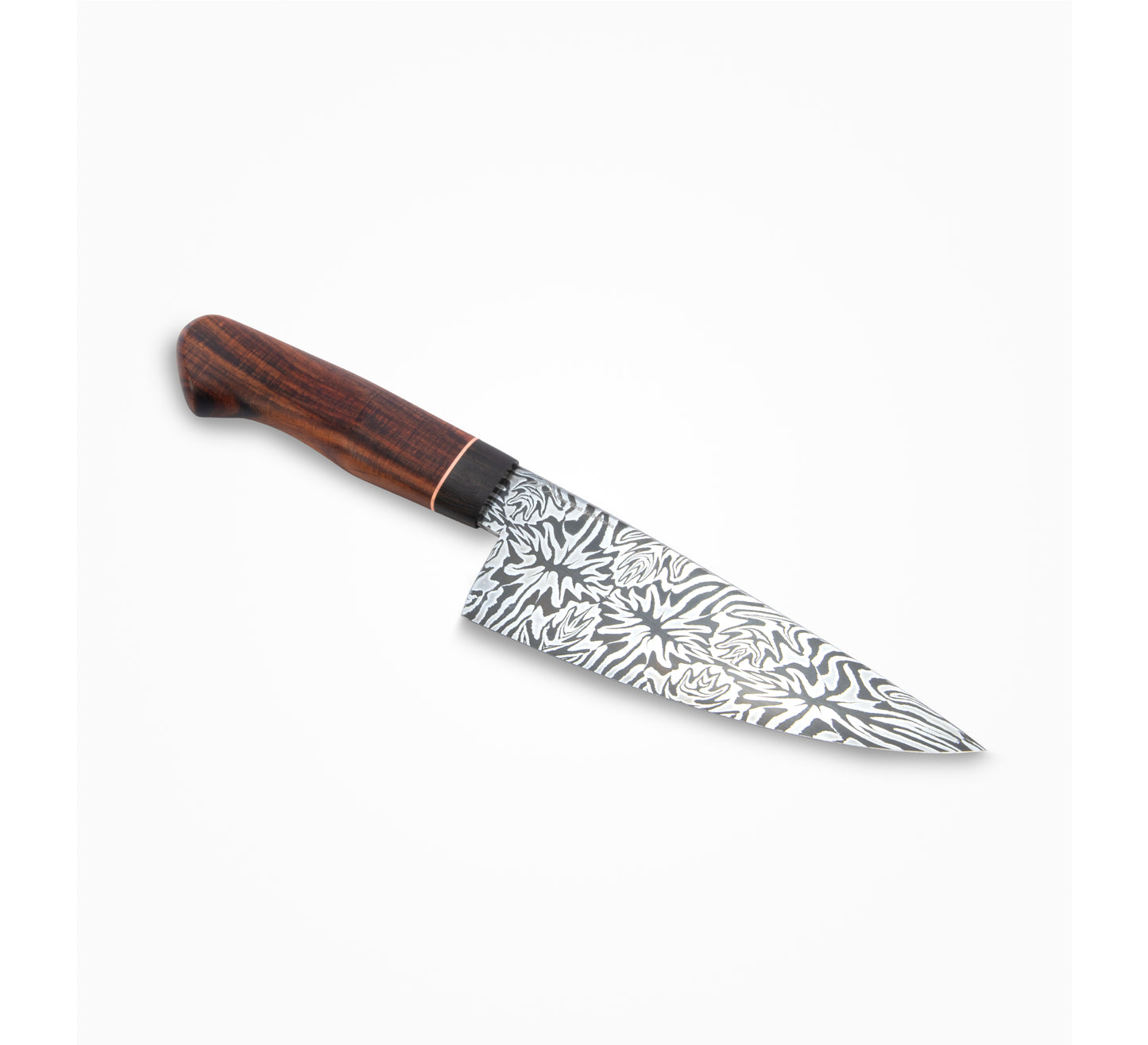 Arik Miller/NWKW - Custom 7” Damascus Chef Knife #009