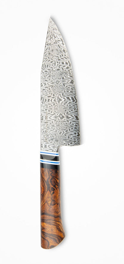 Jack Rellstab Custom 7" Damascus Western Chef #092