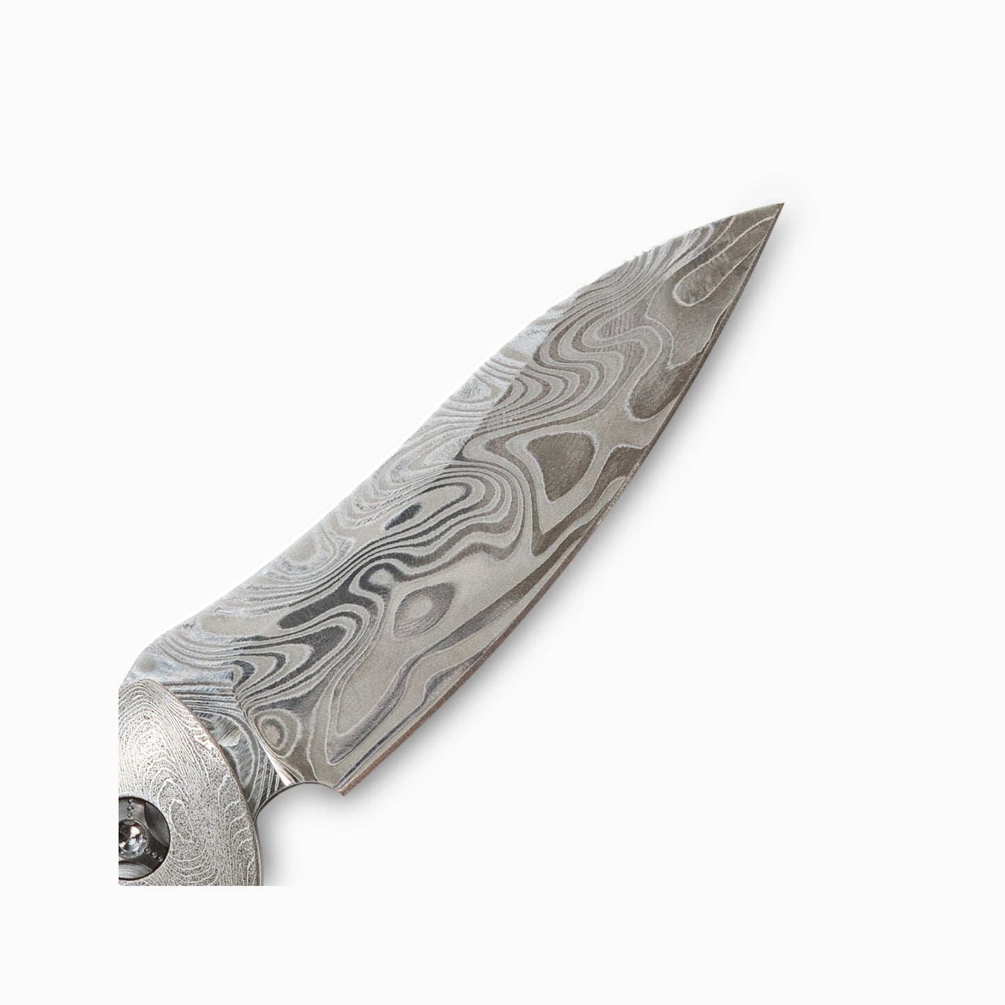 Glory Folder Semi-Custom #210 Mammoth Tusk - Spirograph Damascus - Thor Damasteel