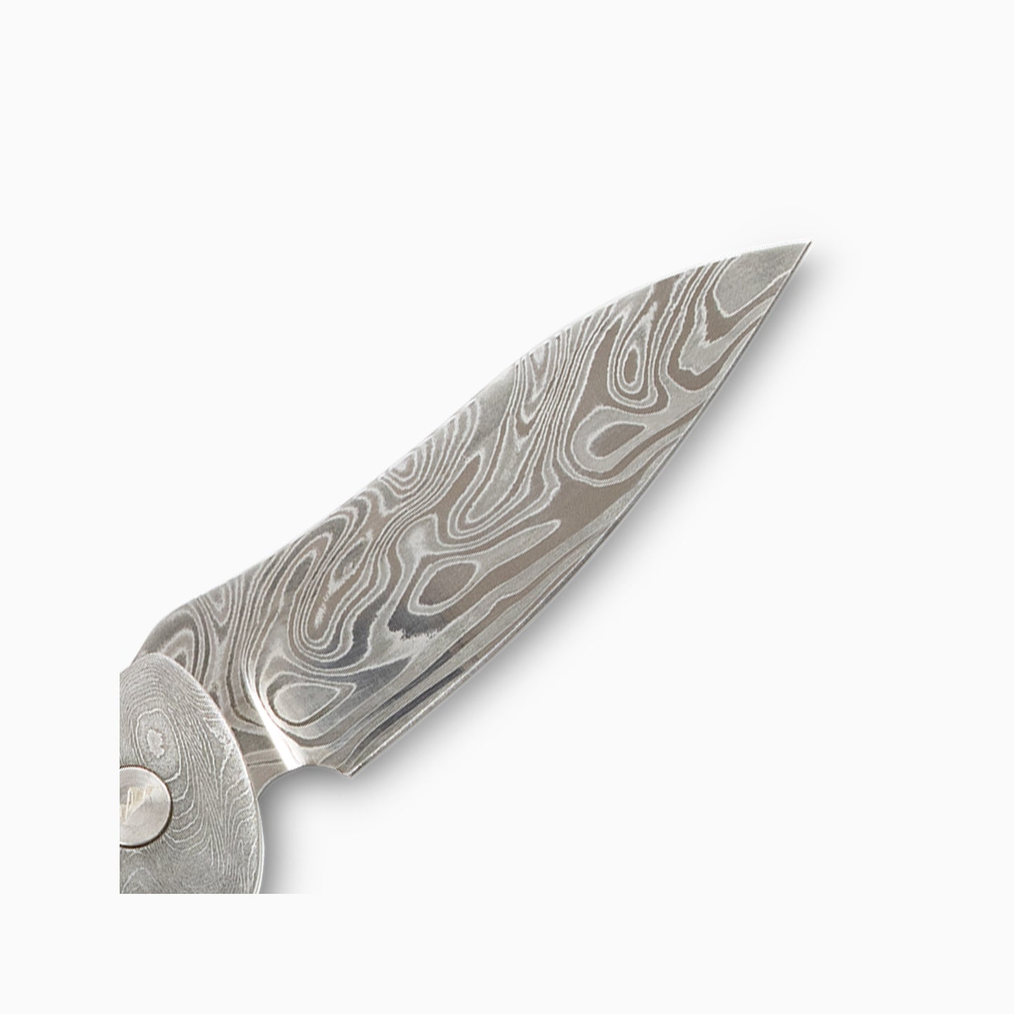 Glory Folder Semi-Custom #212 Woodenby GCarta - Spirograph Damascus - Thor Damasteel