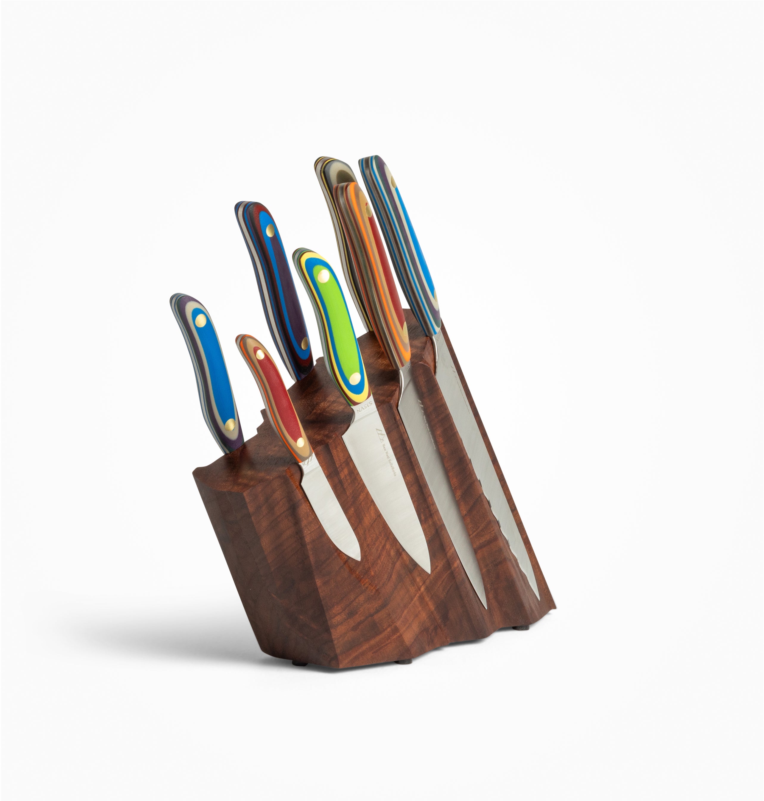 Arete Block & 7pc Chef Knife Set