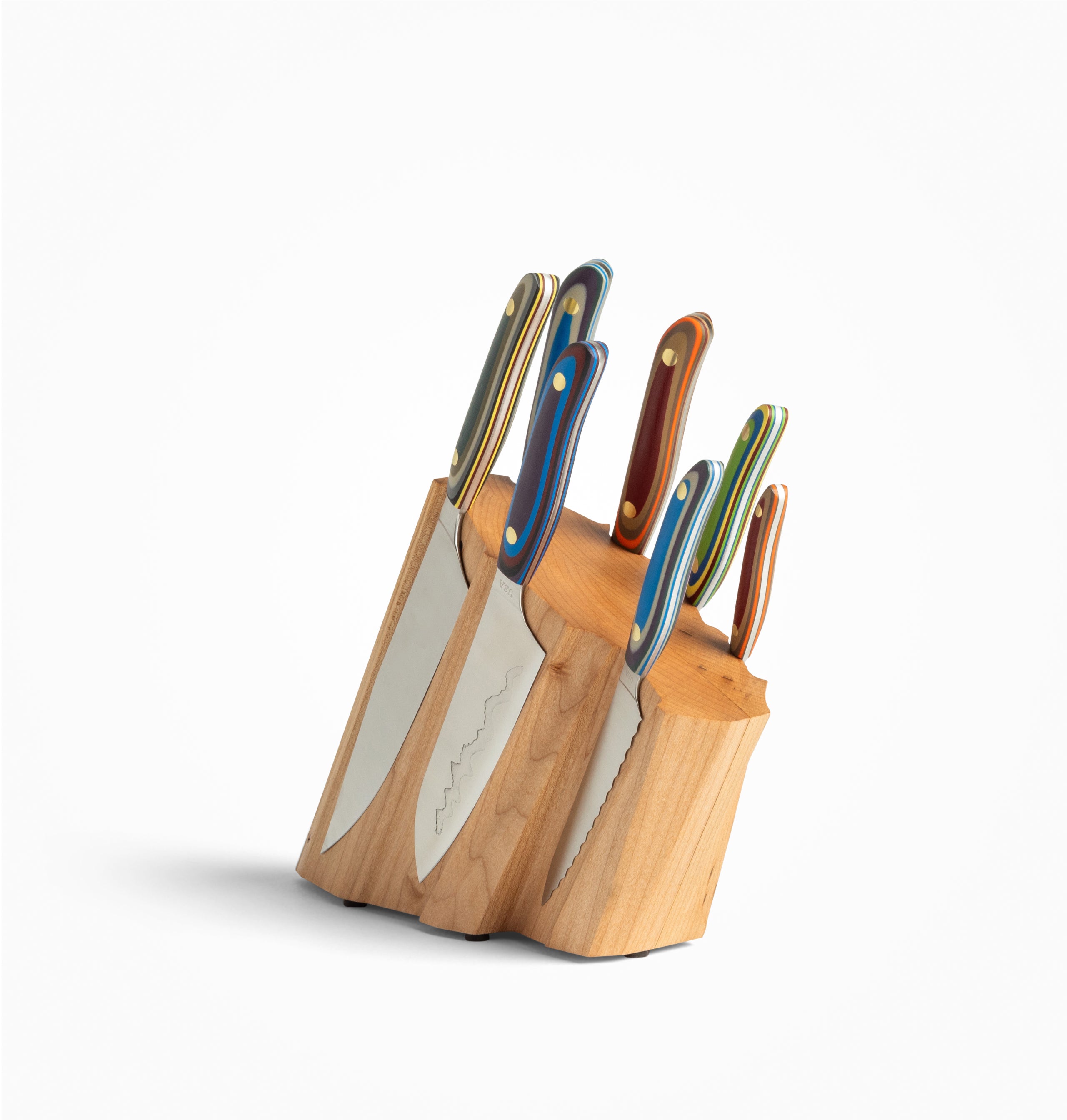 Arete Block & 7pc Chef Knife Set