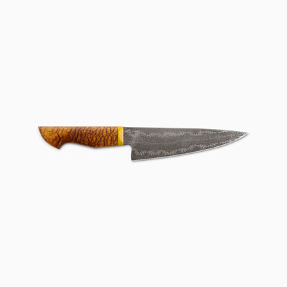 Arik Miller/NWKW - Custom 7" Damascus Drop Point Chef #032