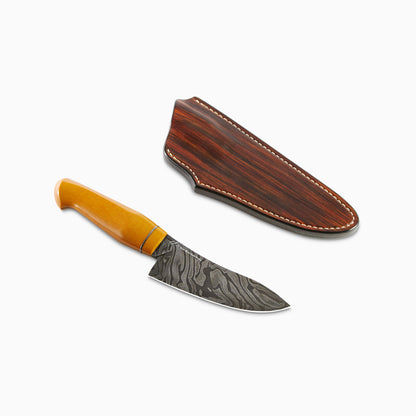 Arik Miller/NWKW -  5" Damascus Skinner #020