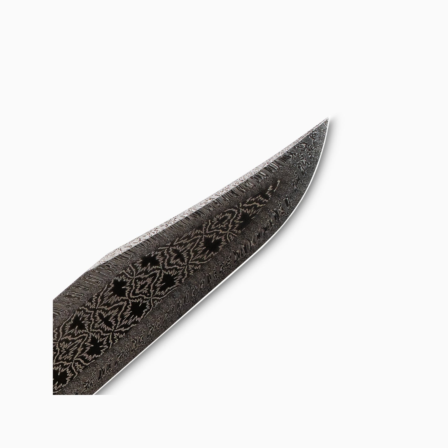 William Porto - Custom Mosaic Damascus Bowie Knife