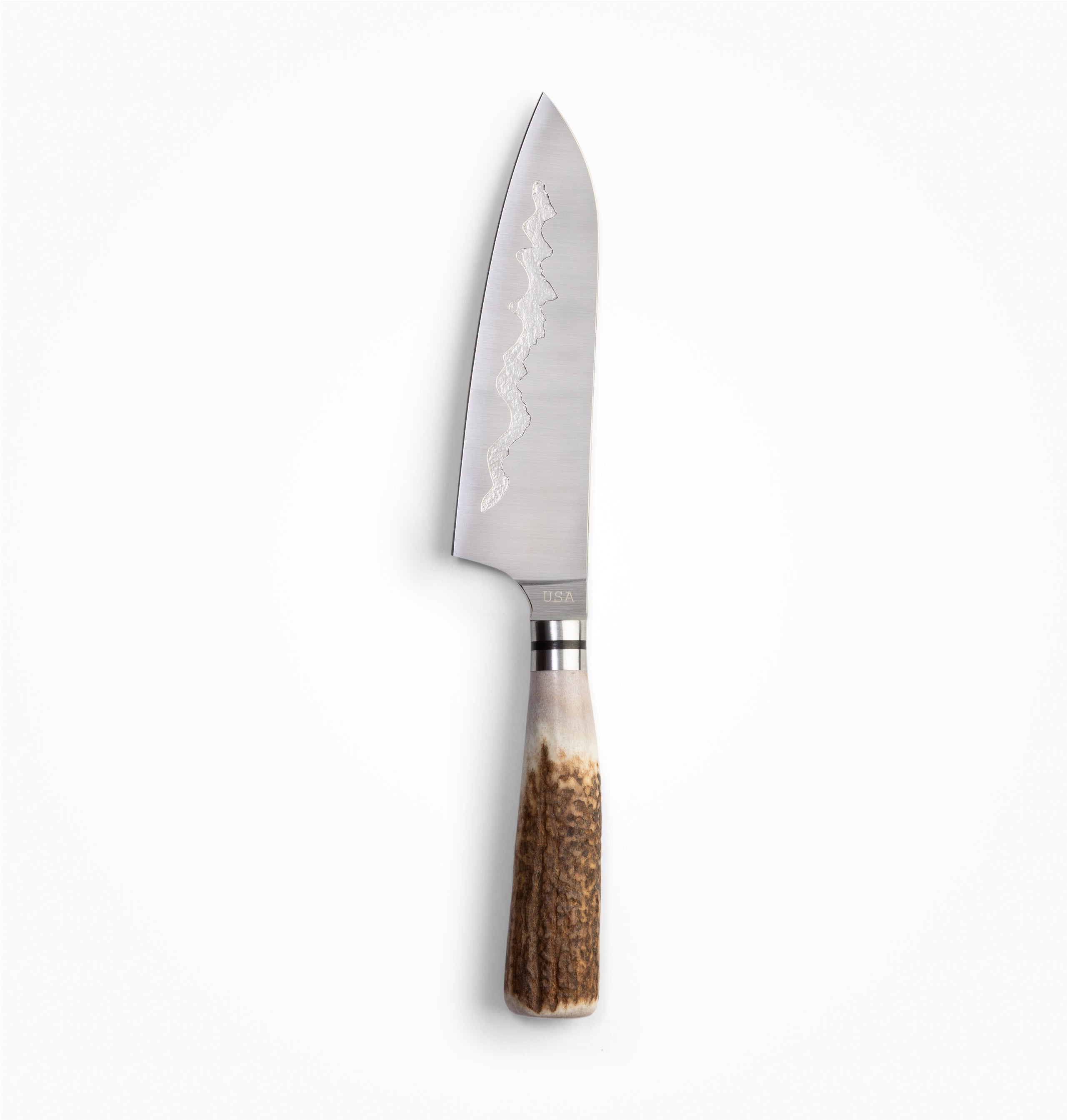 Elk Antler Teton Edge Santoku