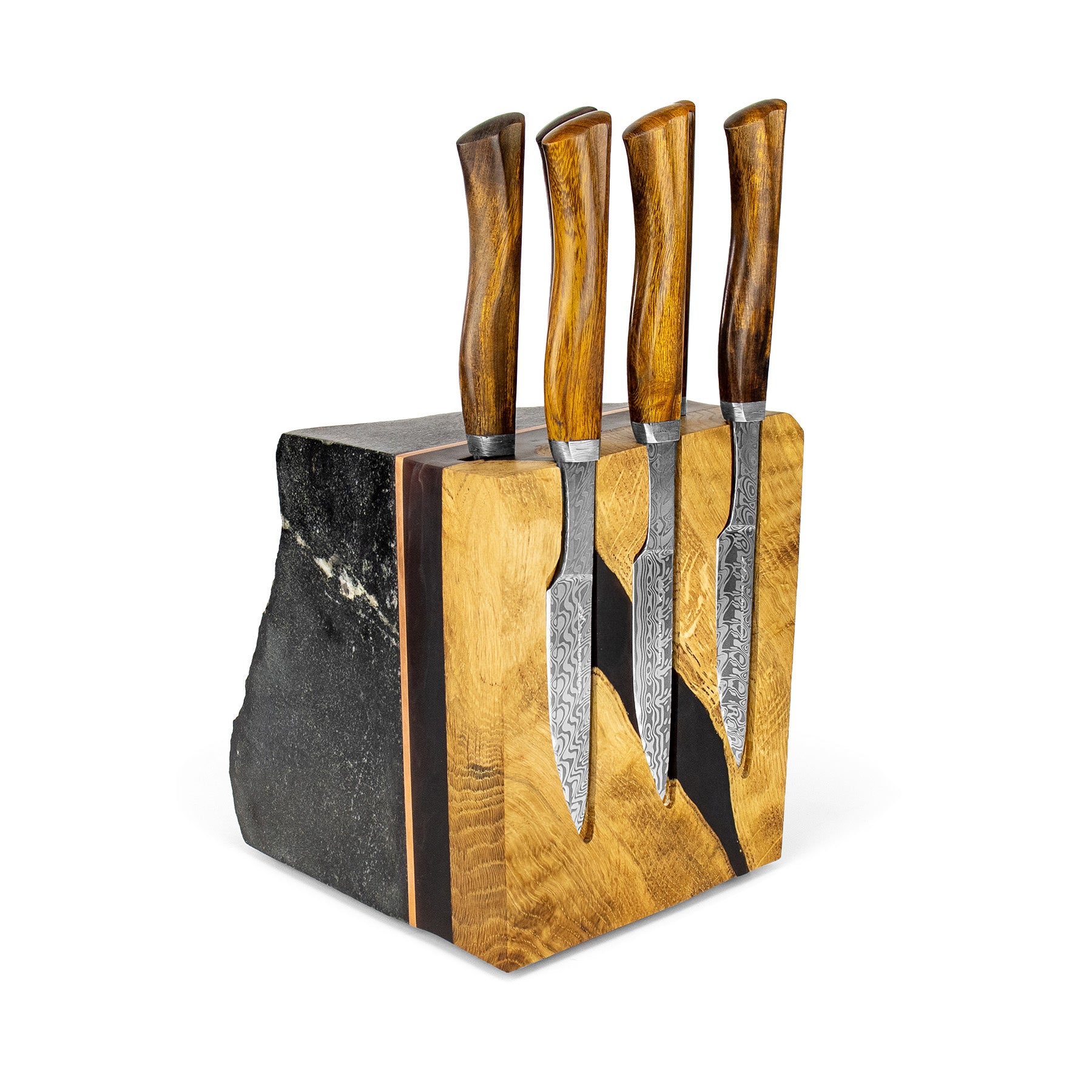 Hand Crafted Custom Made Knife Block by Clark Wood Creations