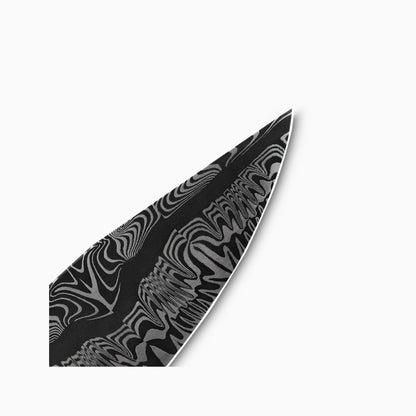 Jack Rellstab Custom 7" Damascus Western Chef #112