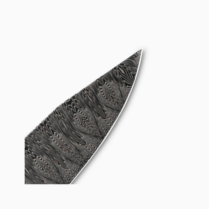 Jack Rellstab Custom 7" Damascus Western Chef #113